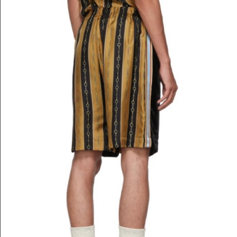 Gucci Velvet/Silk Horsebit Shorts